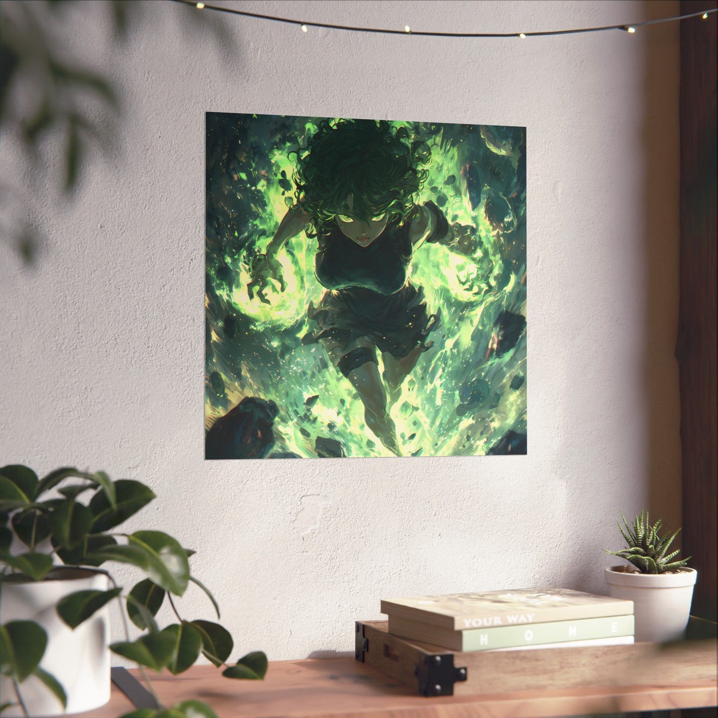 Tornado Of Terror Tatsumaki, One Punch Man Anime Matte Vertical Poster Wall Art