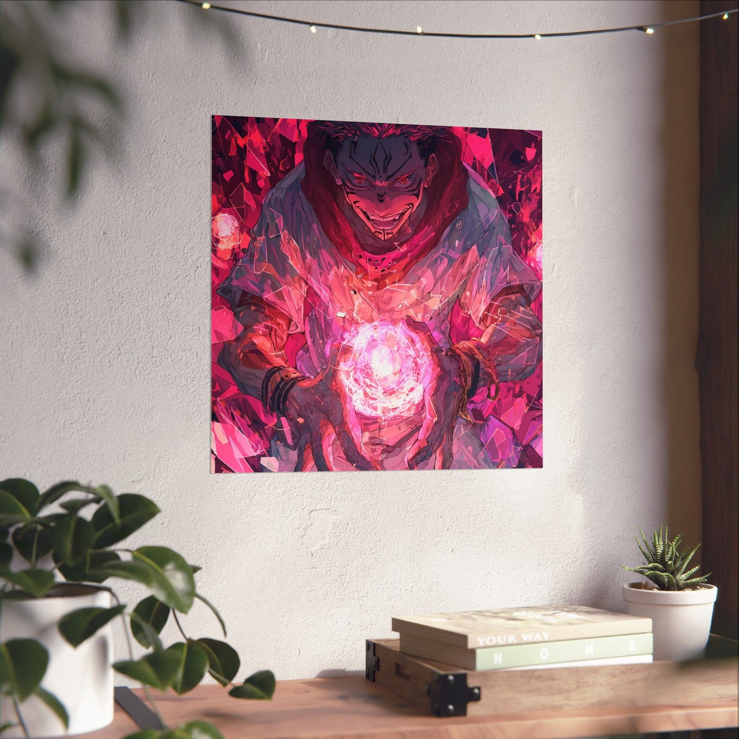Ryomen Sukuna, Jujutsu Kaisen Anime Matte Vertical Poster Wall Art
