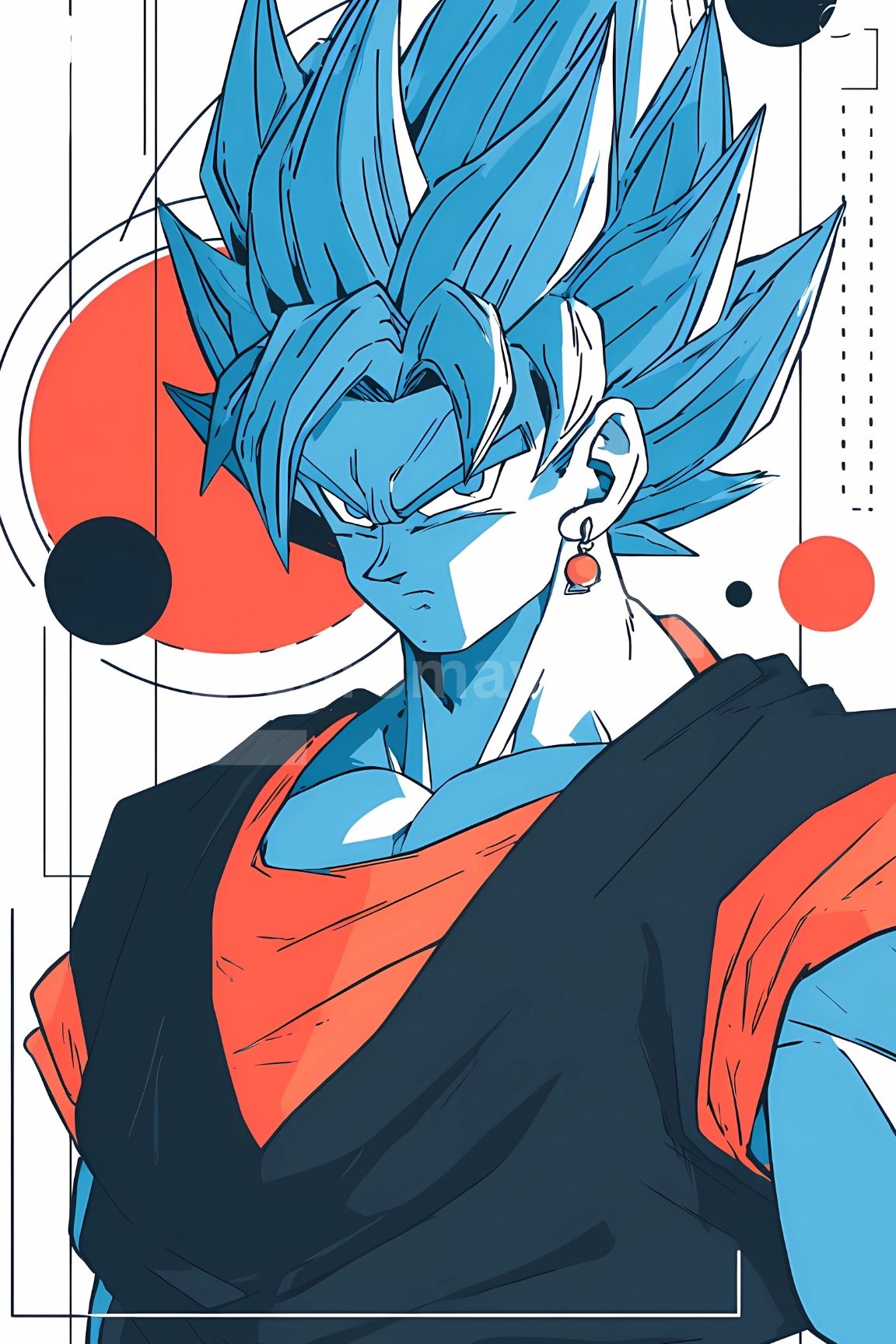 Dragon Ball Anime Posters, Matte Vertical Poster Wall Art 24 in x 36 in