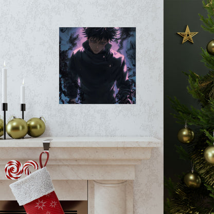 Megumi Fushiguro, Jujutsu Kaisen Anime Matte Vertical Poster Wall Art