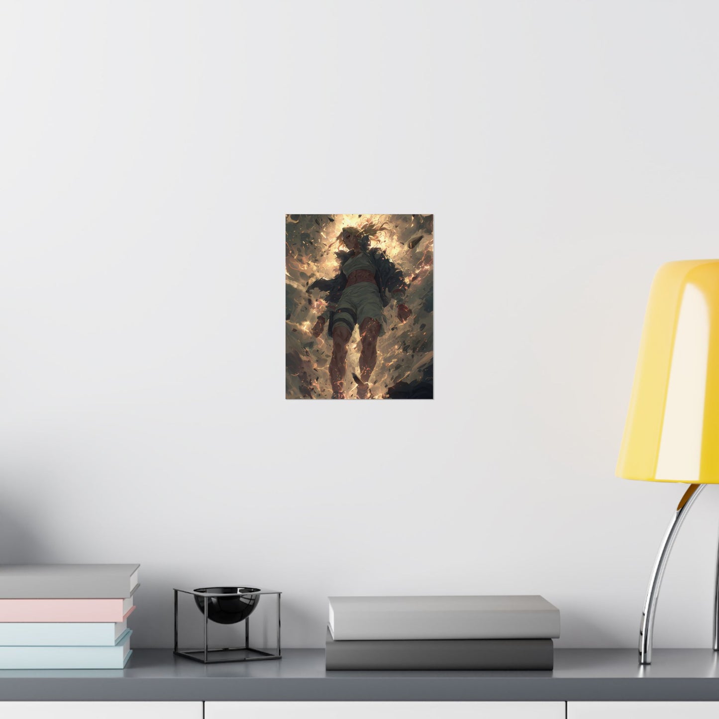 Tsunade Senju, Naruto Shippuden Anime Fan Art Matte Vertical Poster Wall Art
