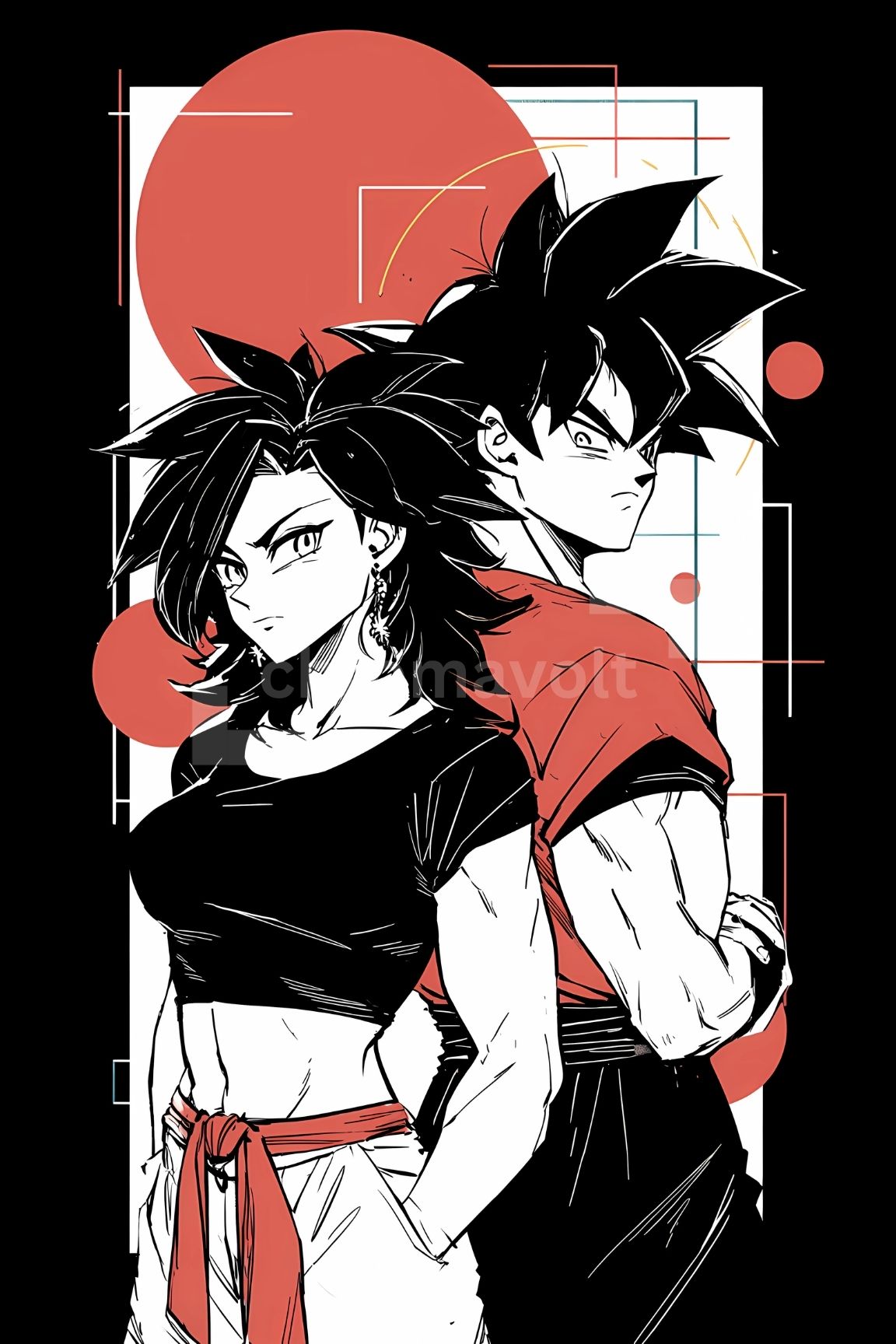 Dragon Ball Anime Posters, Matte Vertical Poster Wall Art 24 in x 36 in