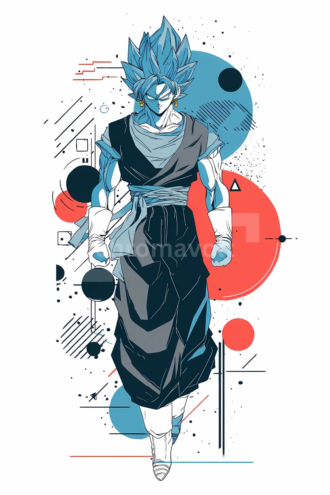 Dragon Ball Anime Posters, Matte Vertical Poster Wall Art 24 in x 36 in