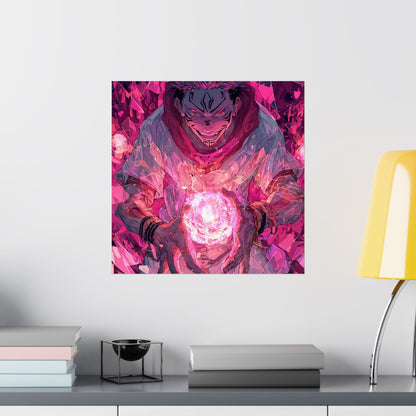 Ryomen Sukuna, Jujutsu Kaisen Anime Matte Vertical Poster Wall Art