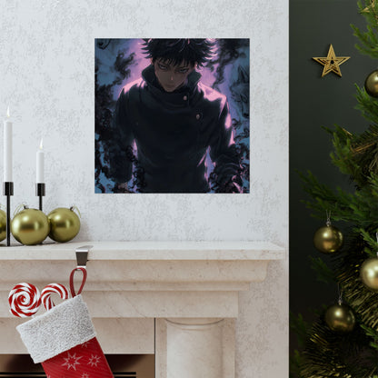 Megumi Fushiguro, Jujutsu Kaisen Anime Matte Vertical Poster Wall Art