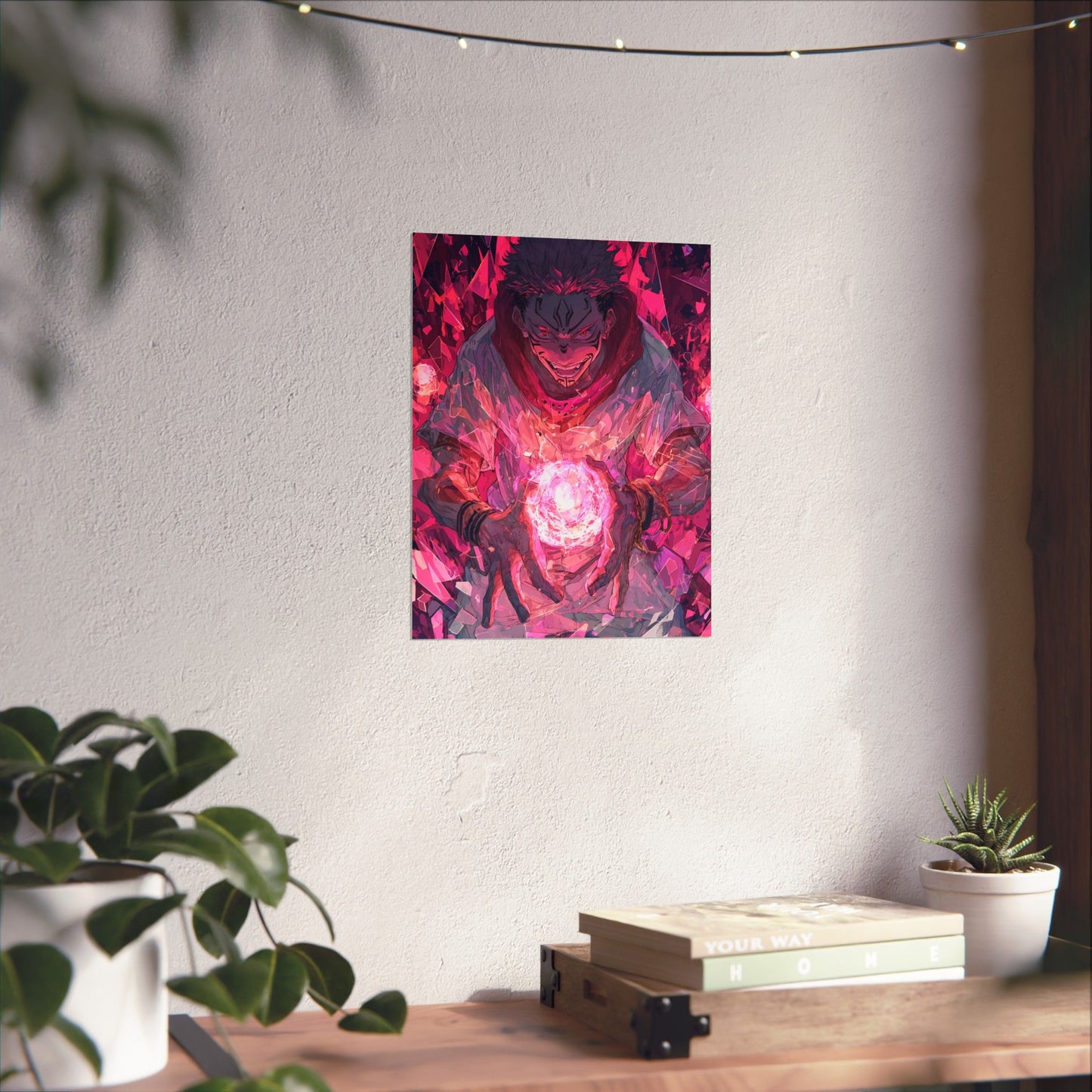 Ryomen Sukuna, Jujutsu Kaisen Anime Matte Vertical Poster Wall Art