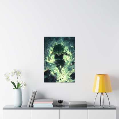 Tornado Of Terror Tatsumaki, One Punch Man Anime Matte Vertical Poster Wall Art