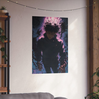 Megumi Fushiguro, Jujutsu Kaisen Anime Matte Vertical Poster Wall Art