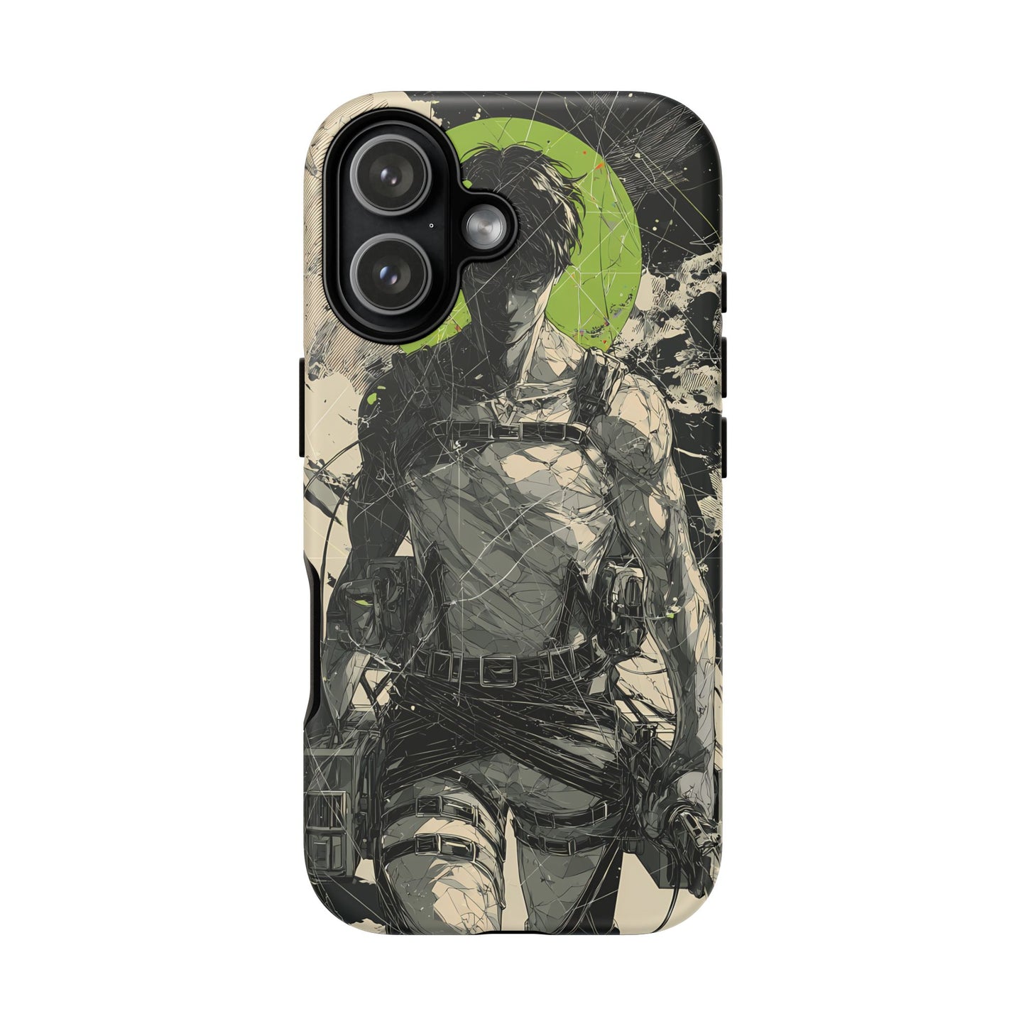 Captain Levi Ackerman, Attack On Titan Anime-Inspired Phone Case: Tough Cases, Phone Cover