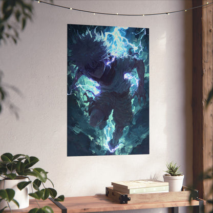 Killua Zoldyck, Hunter X Hunter Anime Matte Vertical Poster Wall Art