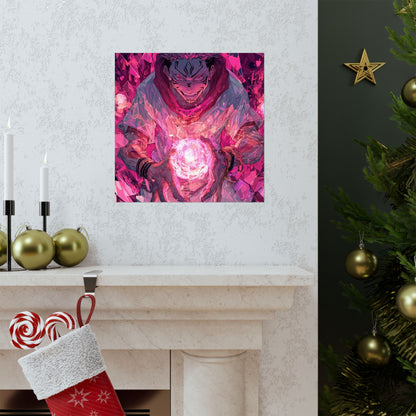 Ryomen Sukuna, Jujutsu Kaisen Anime Matte Vertical Poster Wall Art