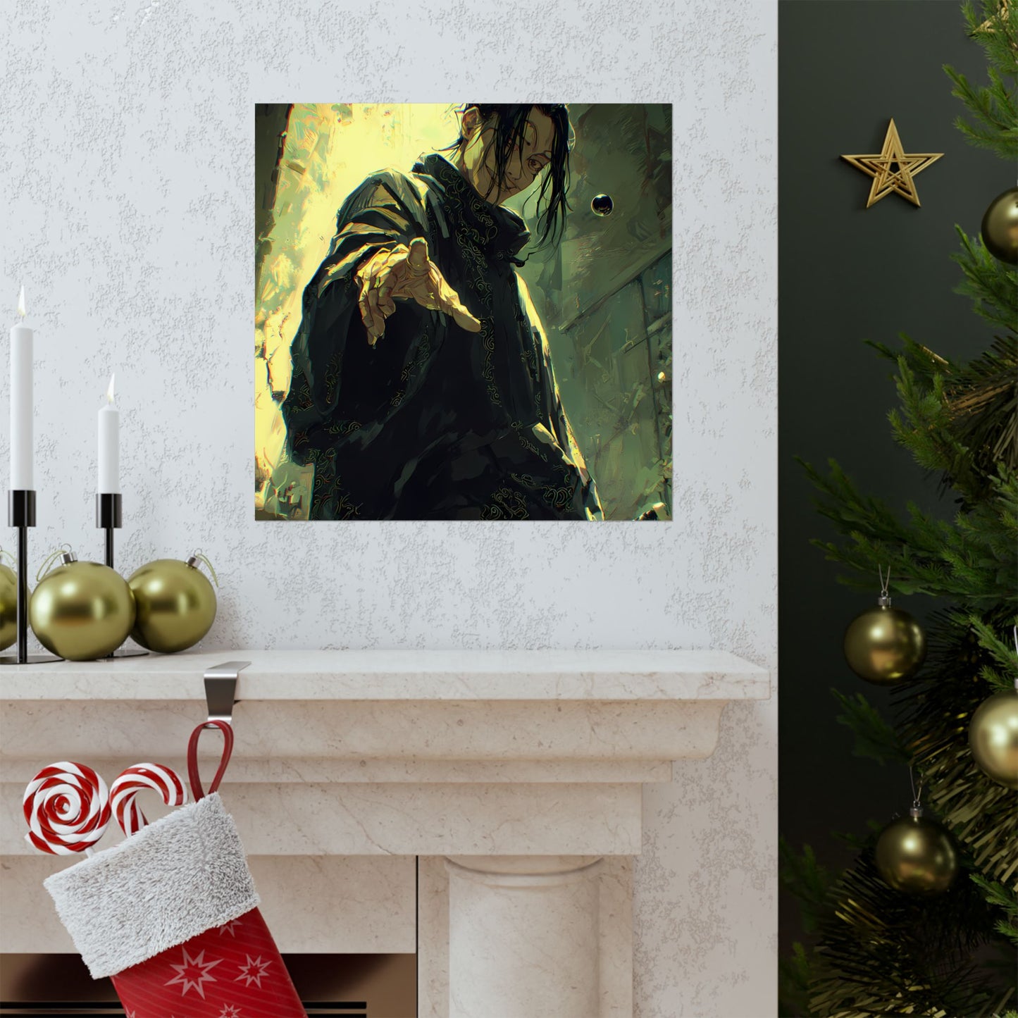 Suguru Geto, Jujutsu Kaisen Anime Matte Vertical Poster Wall Art