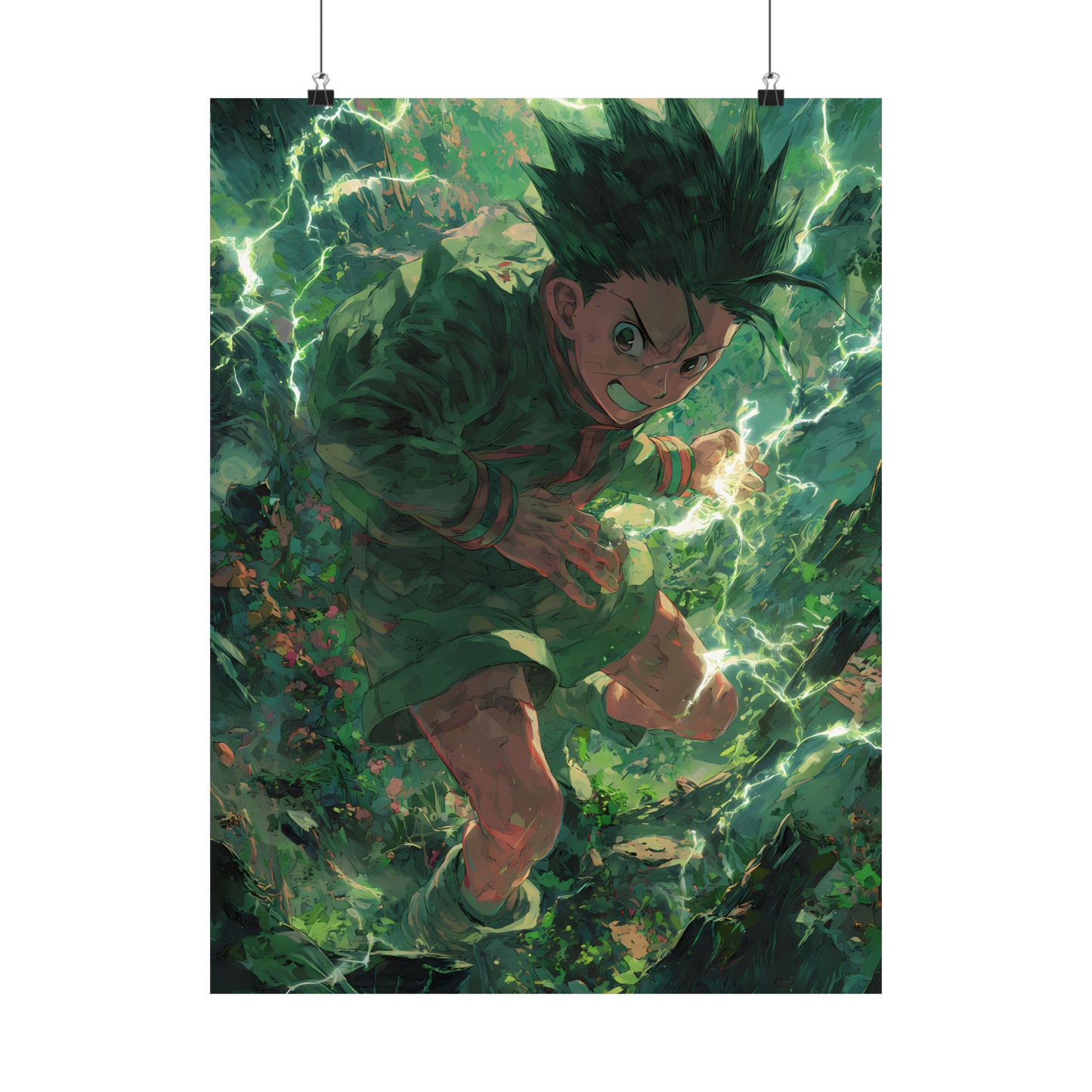 Gon Freecss, Hunter X Hunter Anime Matte Vertical Poster Wall Art