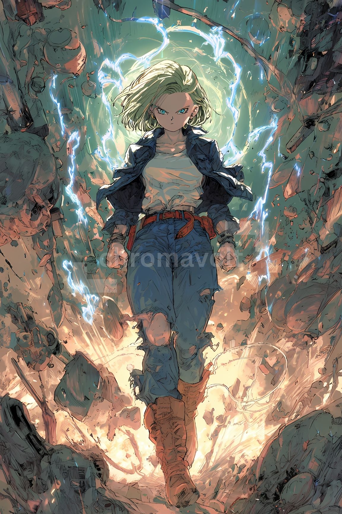 Dragon Ball Anime Posters, Matte Vertical Poster Wall Art 24 in x 36 in