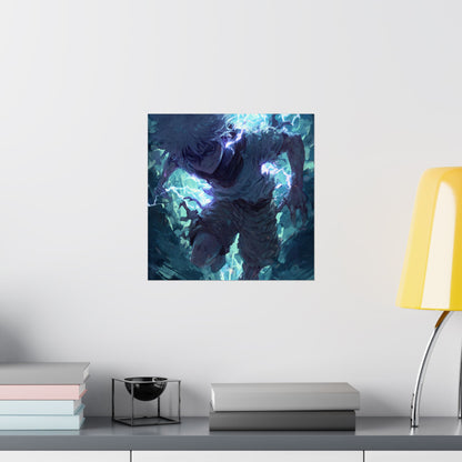 Killua Zoldyck, Hunter X Hunter Anime Matte Vertical Poster Wall Art