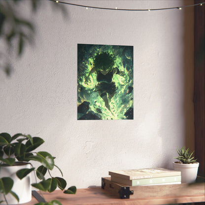 Tornado Of Terror Tatsumaki, One Punch Man Anime Matte Vertical Poster Wall Art
