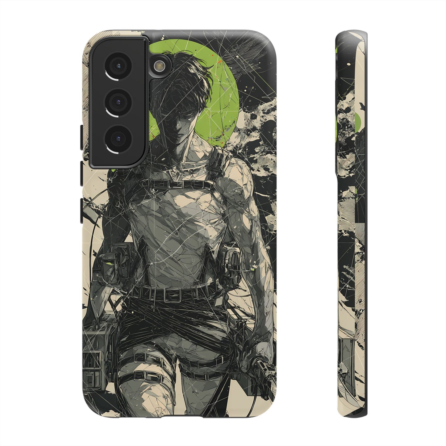 Captain Levi Ackerman, Attack On Titan Anime-Inspired Phone Case: Tough Cases, Phone Cover