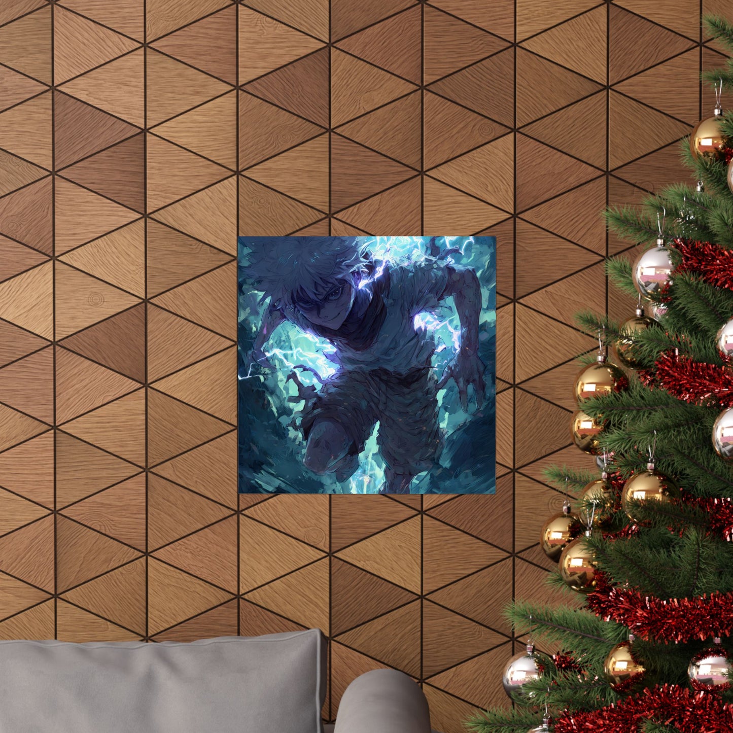 Killua Zoldyck, Hunter X Hunter Anime Matte Vertical Poster Wall Art