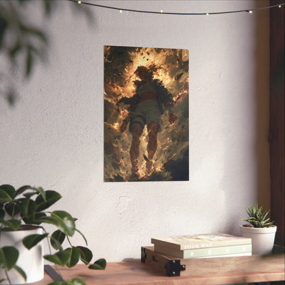 Tsunade Senju, Naruto Shippuden Anime Fan Art Matte Vertical Poster Wall Art