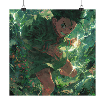 Gon Freecss, Hunter X Hunter Anime Matte Vertical Poster Wall Art