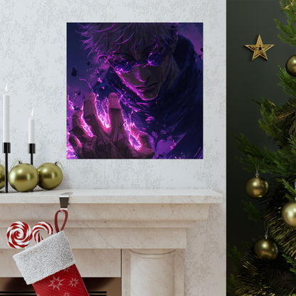 Gojo Satoru, Limitless Power Jujutsu Kaisen Anime Matte Vertical Poster Wall Art