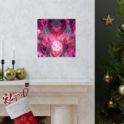 Ryomen Sukuna, Jujutsu Kaisen Anime Matte Vertical Poster Wall Art