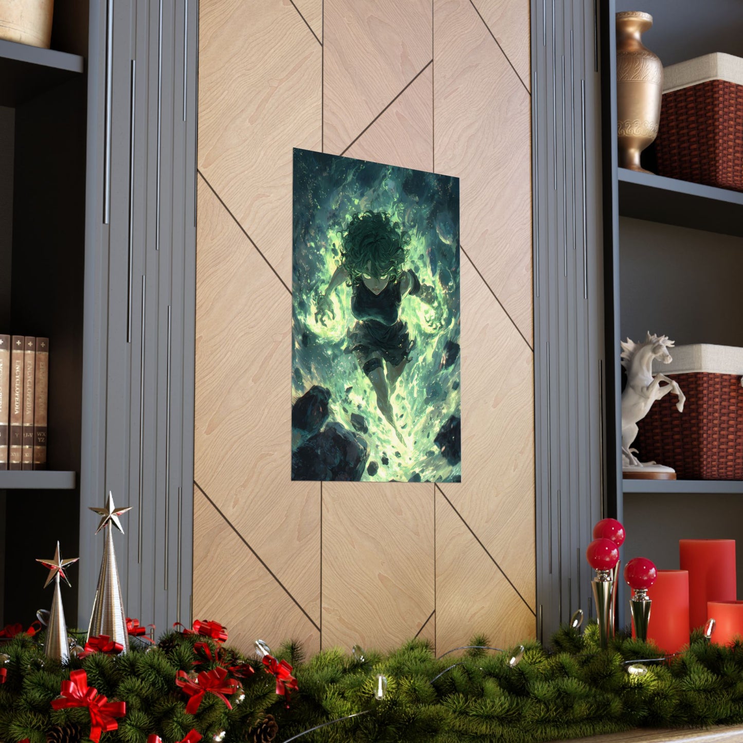 Tornado Of Terror Tatsumaki, One Punch Man Anime Matte Vertical Poster Wall Art
