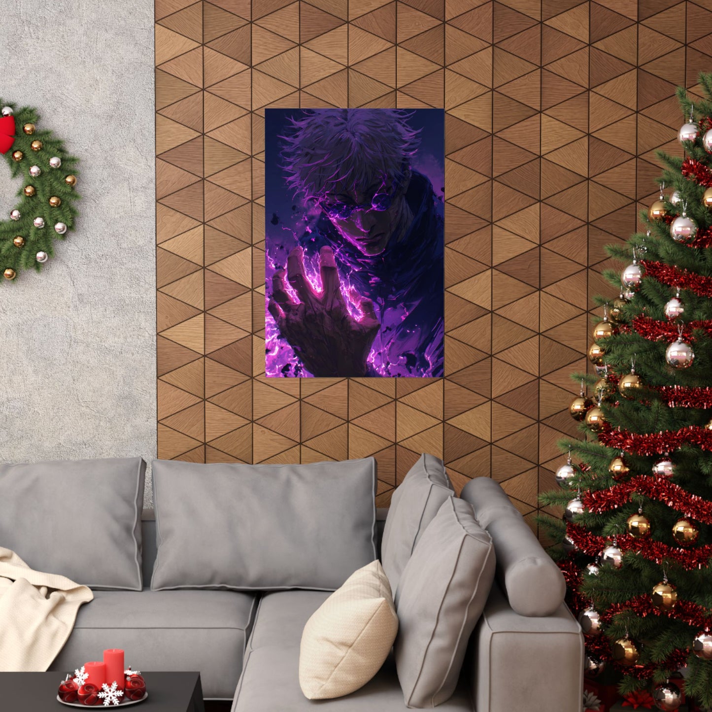 Gojo Satoru, Limitless Power Jujutsu Kaisen Anime Matte Vertical Poster Wall Art