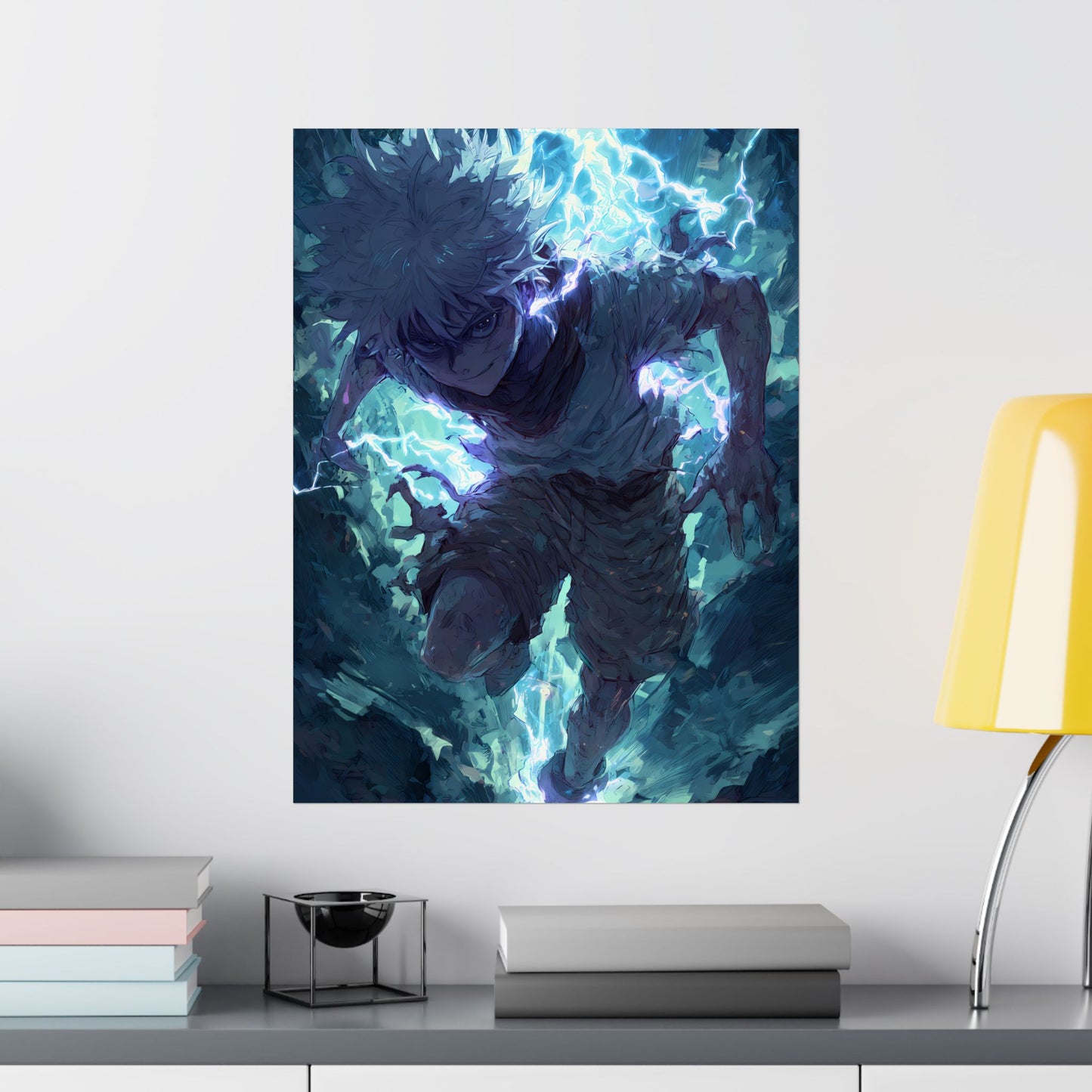 Killua Zoldyck, Hunter X Hunter Anime Matte Vertical Poster Wall Art