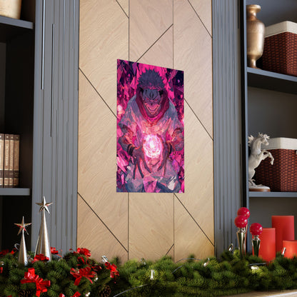 Ryomen Sukuna, Jujutsu Kaisen Anime Matte Vertical Poster Wall Art