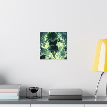 Tornado Of Terror Tatsumaki, One Punch Man Anime Matte Vertical Poster Wall Art