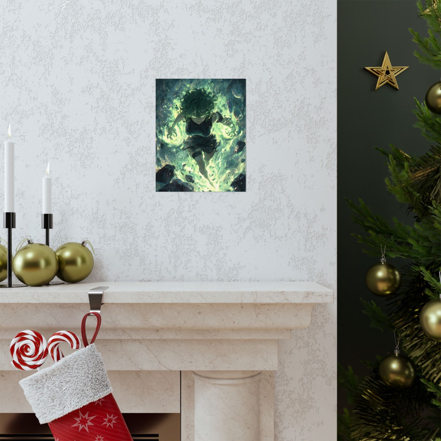 Tornado Of Terror Tatsumaki, One Punch Man Anime Matte Vertical Poster Wall Art