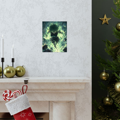 Tornado Of Terror Tatsumaki, One Punch Man Anime Matte Vertical Poster Wall Art