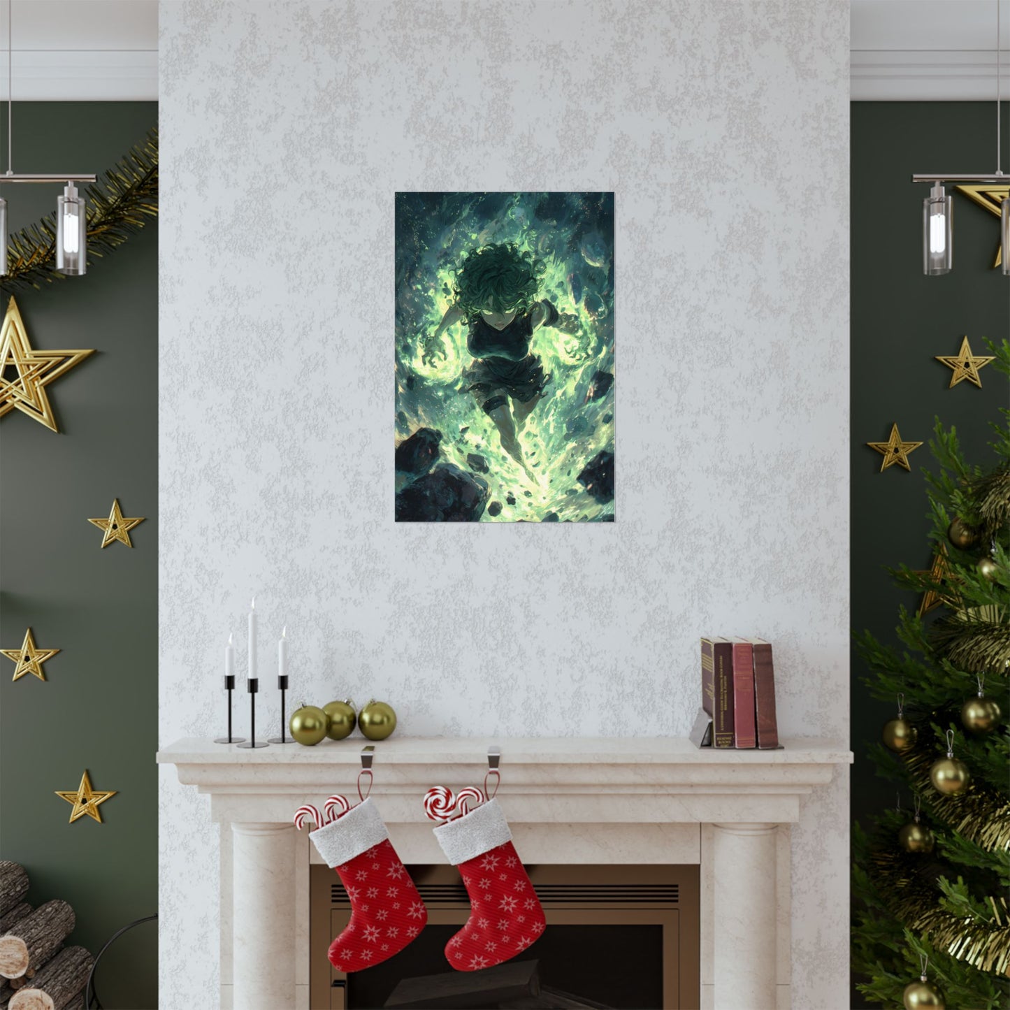 Tornado Of Terror Tatsumaki, One Punch Man Anime Matte Vertical Poster Wall Art