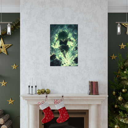 Tornado Of Terror Tatsumaki, One Punch Man Anime Matte Vertical Poster Wall Art