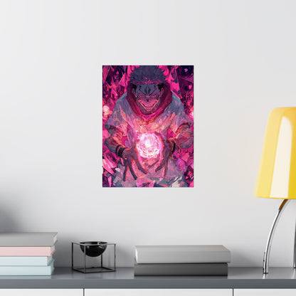 Ryomen Sukuna, Jujutsu Kaisen Anime Matte Vertical Poster Wall Art