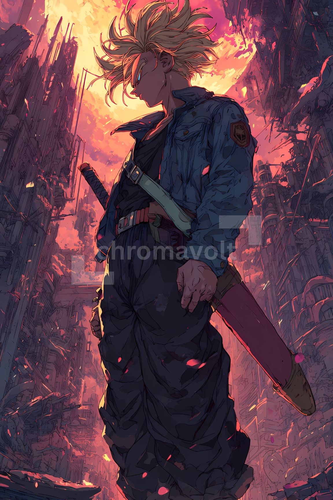 Dragon Ball Anime Posters, Matte Vertical Poster Wall Art 24 in x 36 in