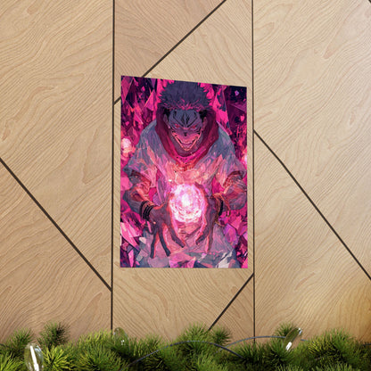 Ryomen Sukuna, Jujutsu Kaisen Anime Matte Vertical Poster Wall Art