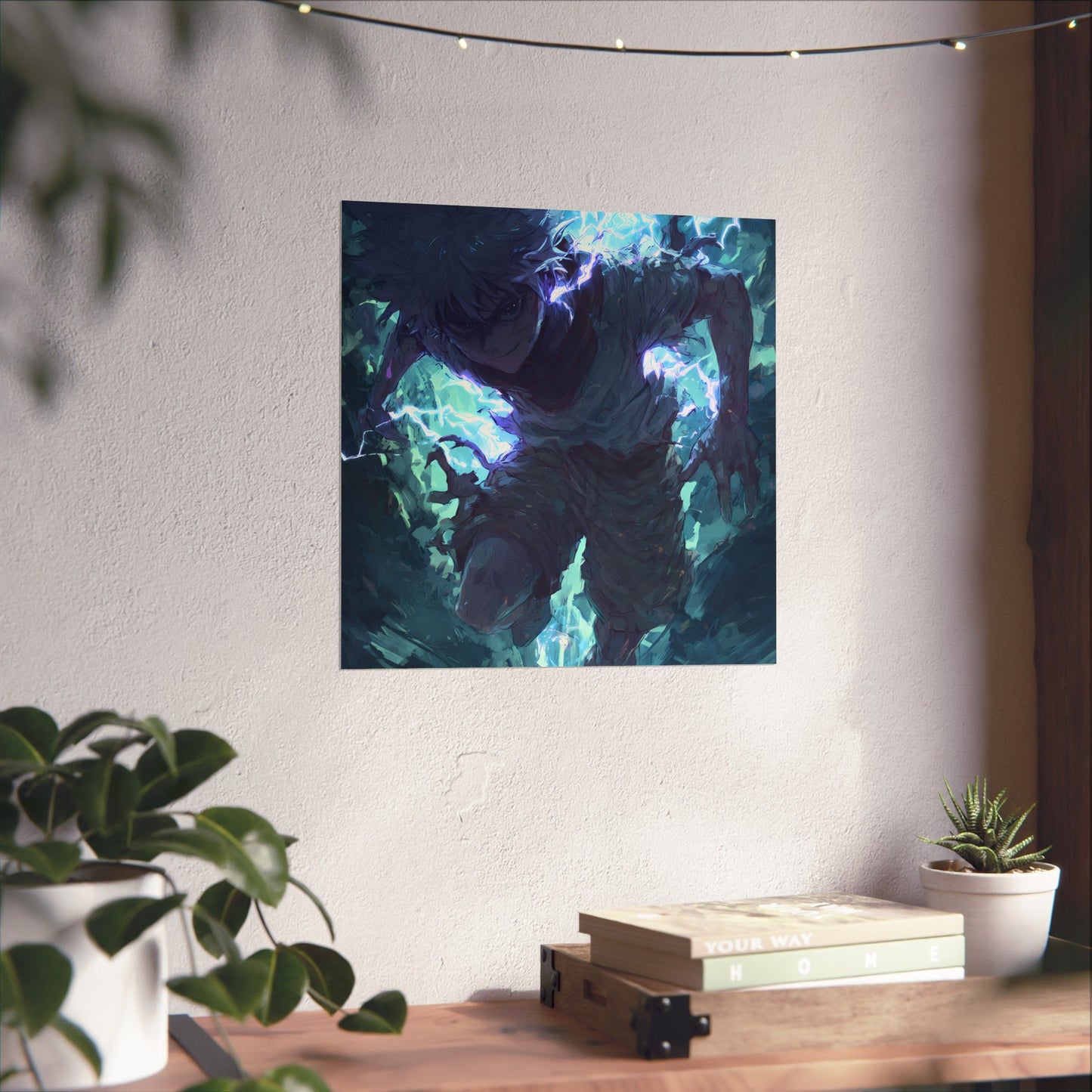 Killua Zoldyck, Hunter X Hunter Anime Matte Vertical Poster Wall Art