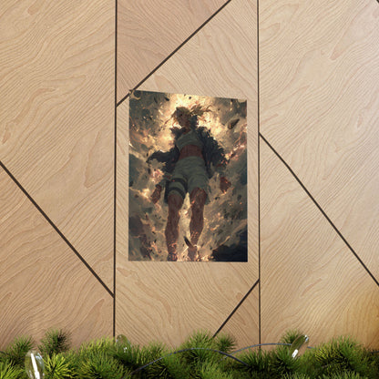 Tsunade Senju, Naruto Shippuden Anime Fan Art Matte Vertical Poster Wall Art