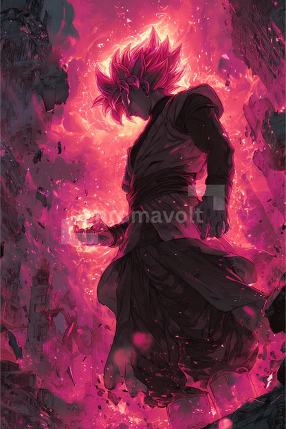 Dragon Ball Anime Posters, Matte Vertical Poster Wall Art 24 in x 36 in