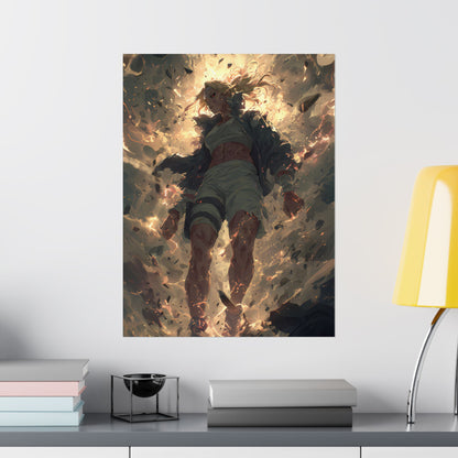 Tsunade Senju, Naruto Shippuden Anime Fan Art Matte Vertical Poster Wall Art