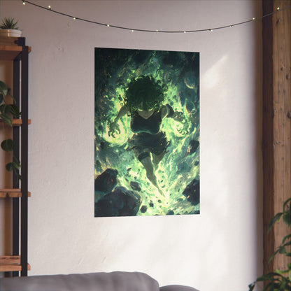 Tornado Of Terror Tatsumaki, One Punch Man Anime Matte Vertical Poster Wall Art