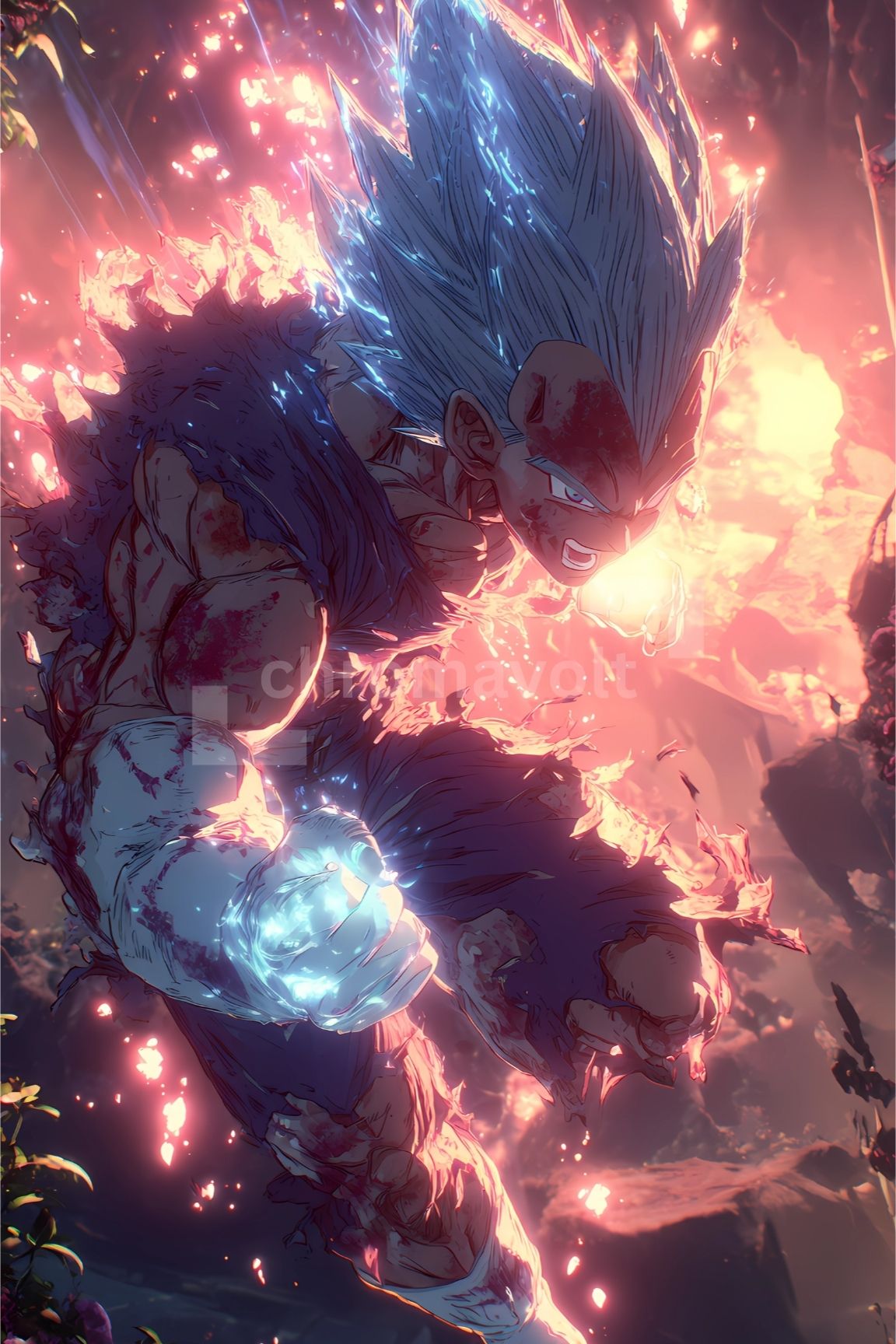 Dragon Ball Anime Posters, Matte Vertical Poster Wall Art 24 in x 36 in