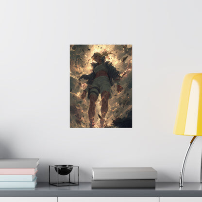 Tsunade Senju, Naruto Shippuden Anime Fan Art Matte Vertical Poster Wall Art