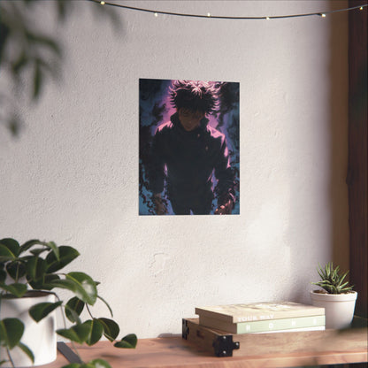 Megumi Fushiguro, Jujutsu Kaisen Anime Matte Vertical Poster Wall Art