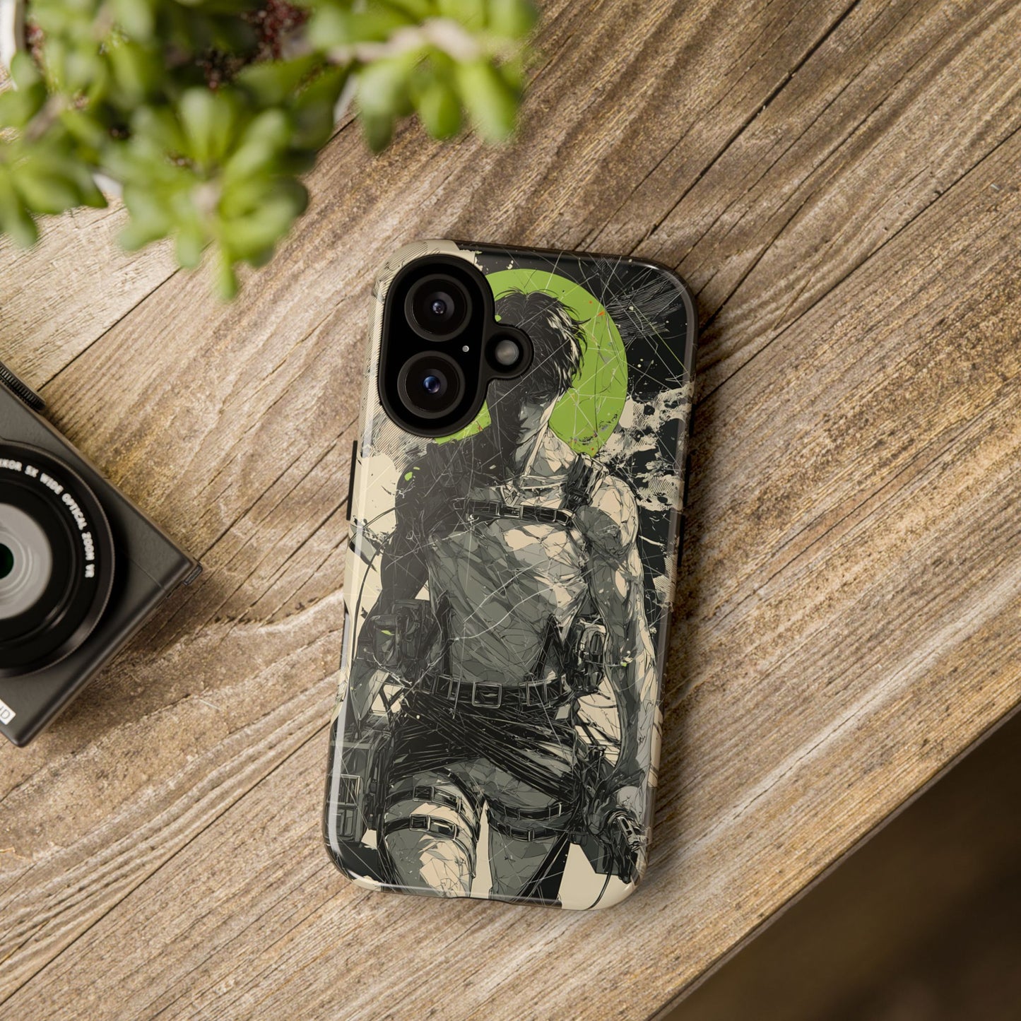 Captain Levi Ackerman, Attack On Titan Anime-Inspired Phone Case: Tough Cases, Phone Cover
