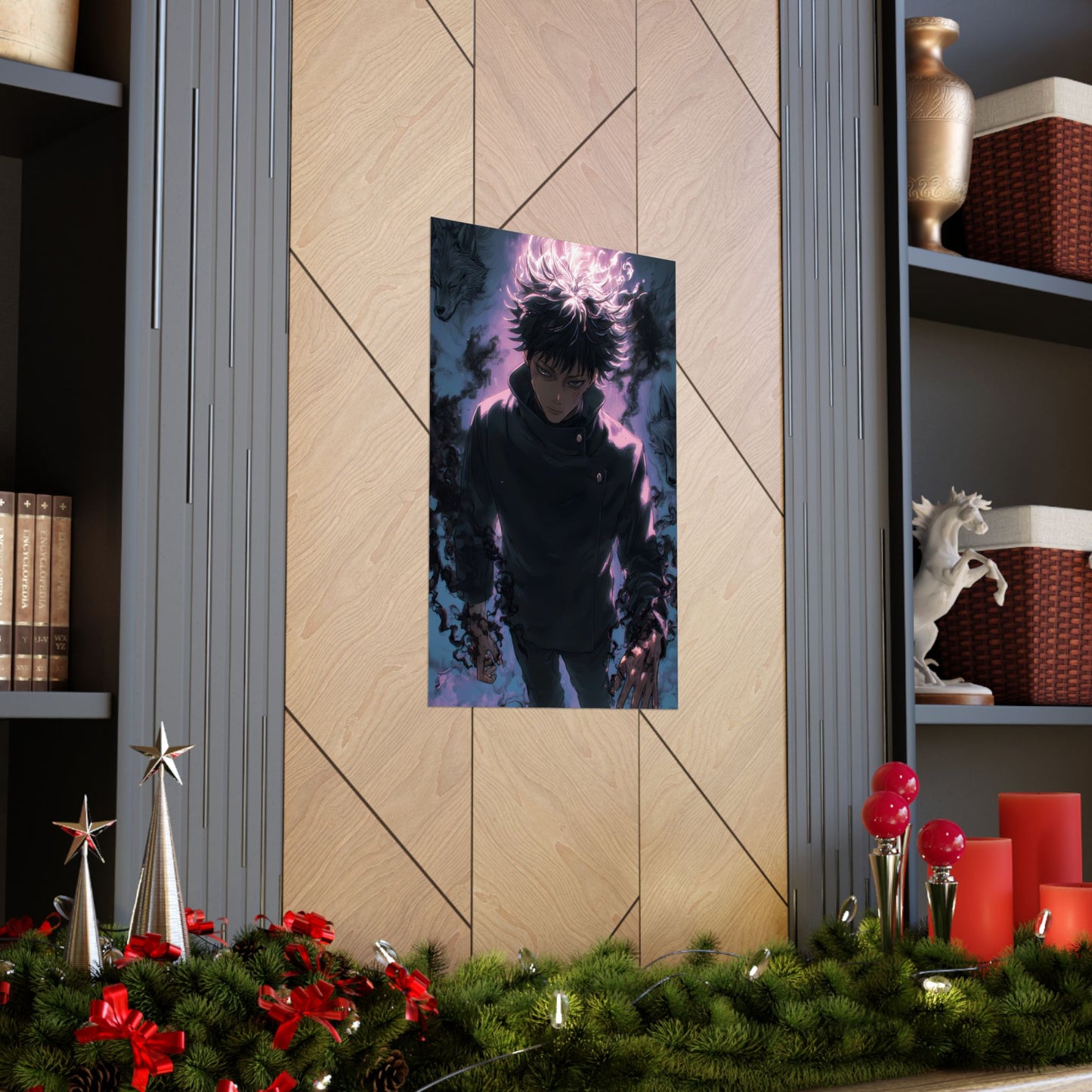 Megumi Fushiguro, Jujutsu Kaisen Anime Matte Vertical Poster Wall Art
