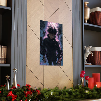 Megumi Fushiguro, Jujutsu Kaisen Anime Matte Vertical Poster Wall Art