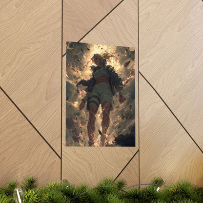 Tsunade Senju, Naruto Shippuden Anime Fan Art Matte Vertical Poster Wall Art